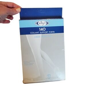 Sibyl 140 Collant Support Fortb Maternity Compression Tights Italy Size III Nude
